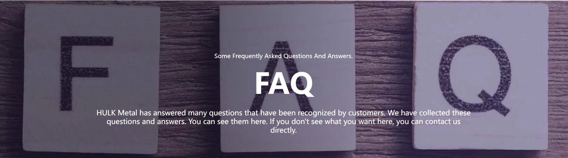 FAQ